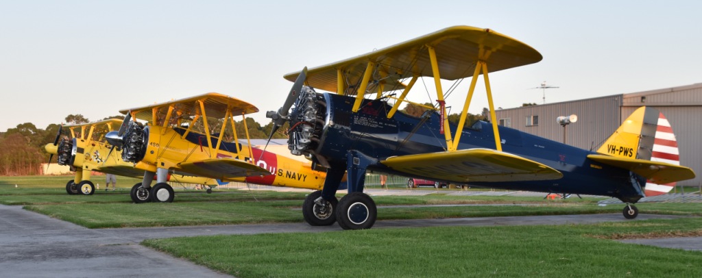 3 Boeing Stearmans